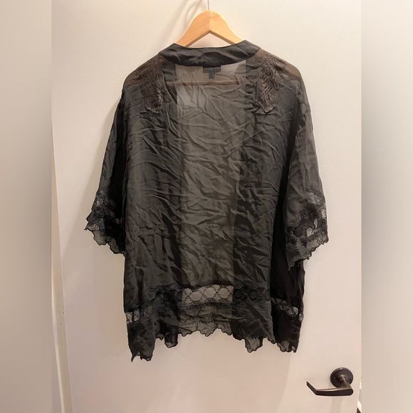 Top Shop lace tops coverups duster bundle lot 2 total - Picture 4 of 9